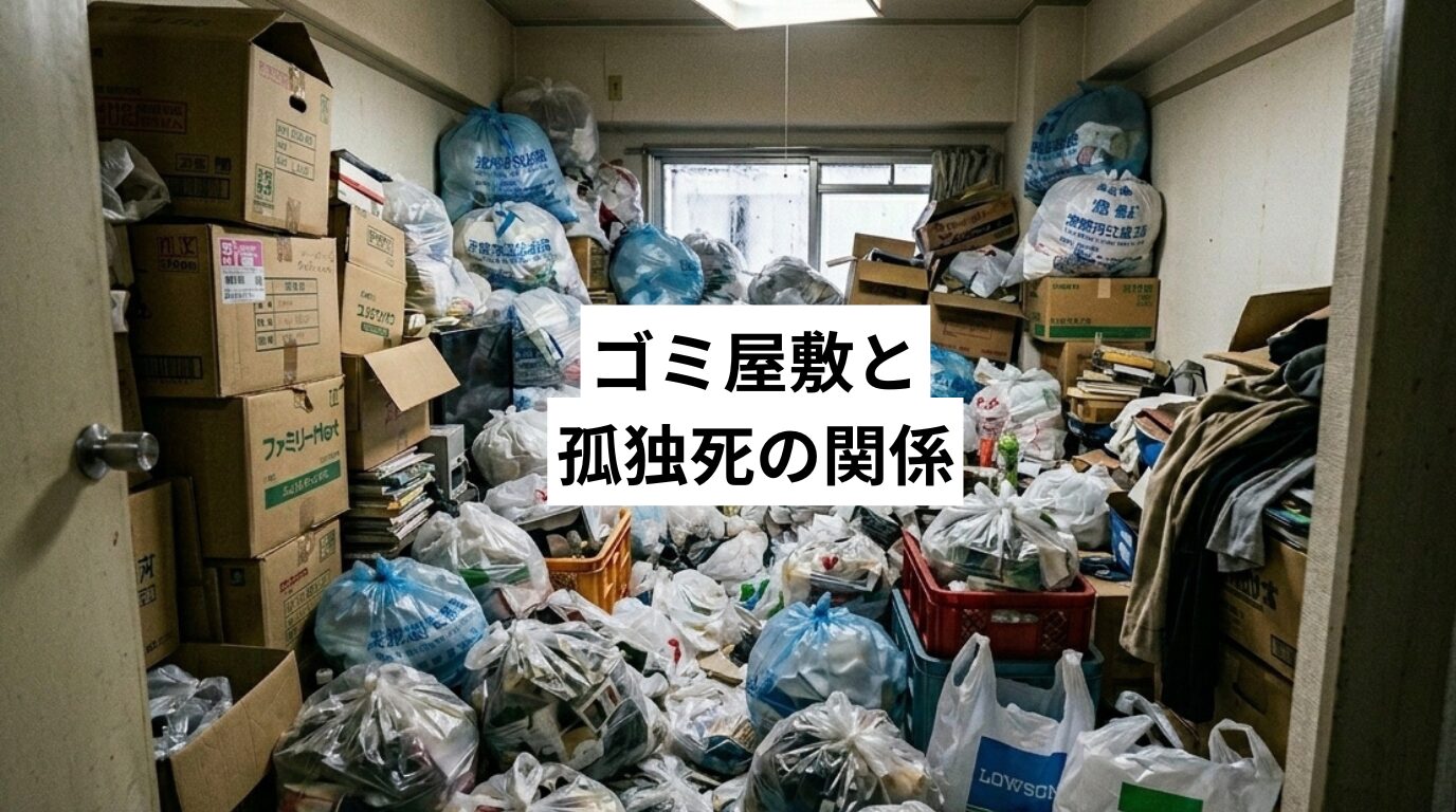 ゴミ屋敷と孤独死の関係｜リスクの実態・予防・発見後の安全対応を専門家が解説