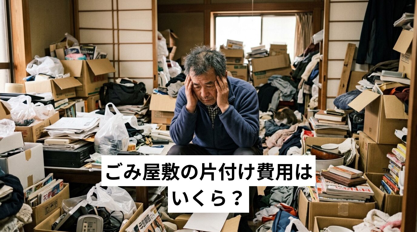 ごみ屋敷の片付け費用はいくら？間取り・汚れ度別の目安と見積精度を上げるスマホ撮影ガイド