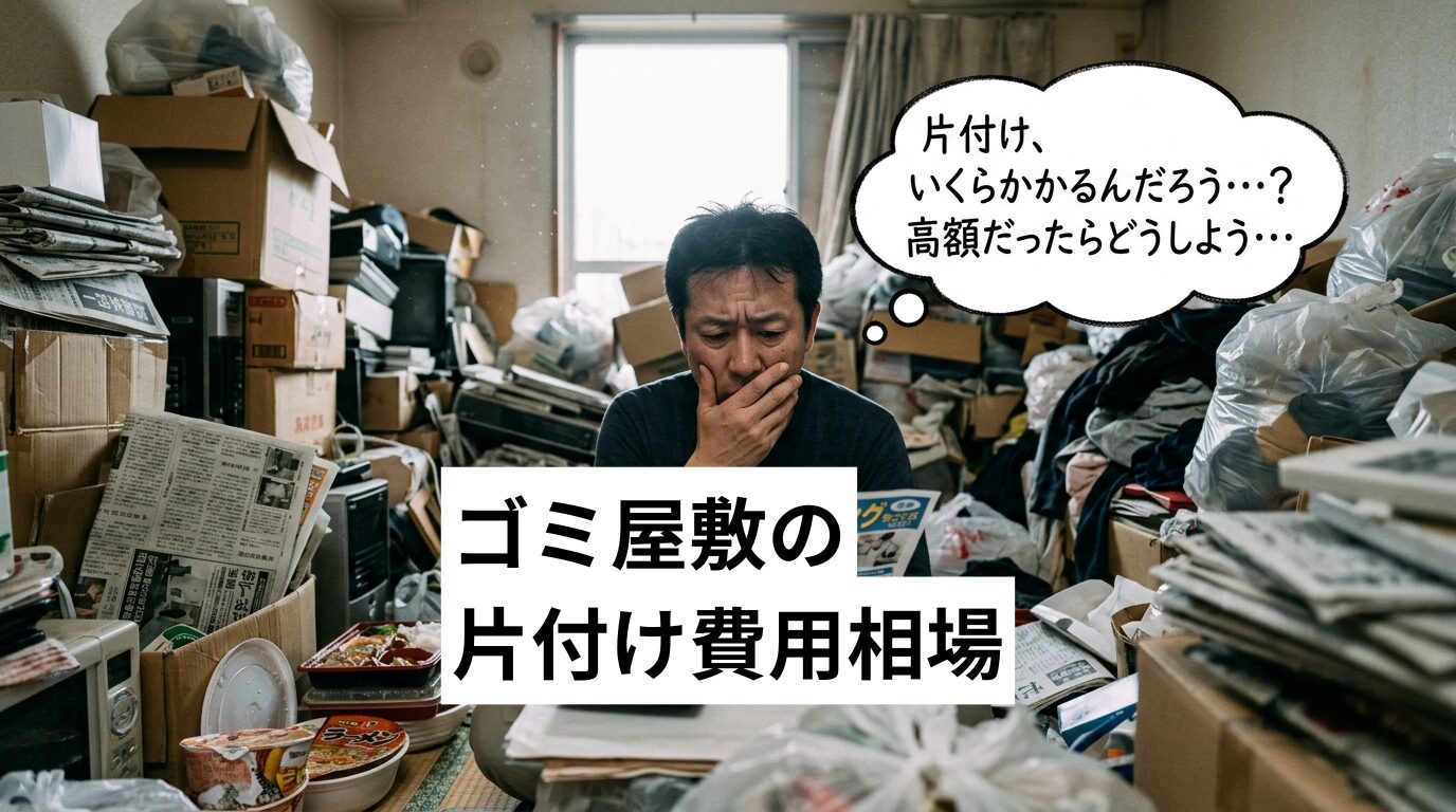 ゴミ屋敷の片付け費用相場｜間取り・汚れ度別の料金事例と100万円超えになるケースを徹底解説