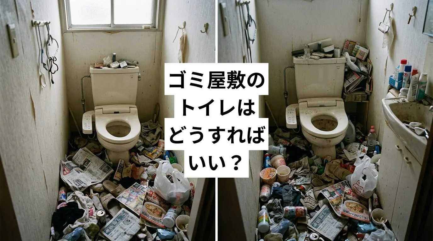 ゴミ屋敷・汚部屋のトイレはどうすればいい？自力の限界・費用の目安・女性が安心して頼む方法まで解説