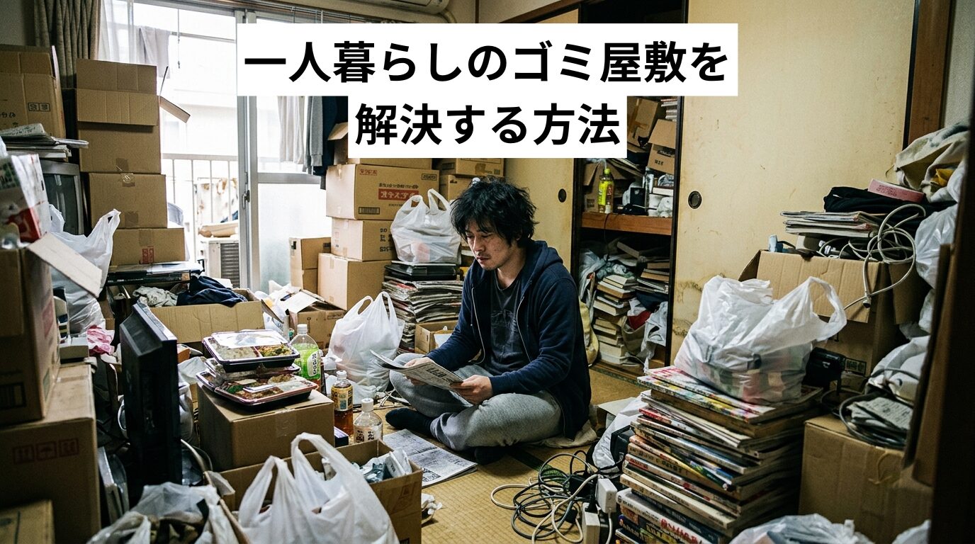 一人暮らしのゴミ屋敷を解決する方法｜原因・リスク・費用の目安まで完全ガイド