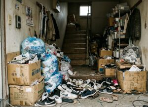 「玄関さえ見ればわかる」とプロが言うほど、玄関は家の状態を映す鏡です。深刻度セルフチェック・自力と業者の判断フロー・30分×3コマの片付け設計・費用が増える要因の確認まで、玄関から始める片付けの理由と具体的な進め方をわかりやすく解説します。