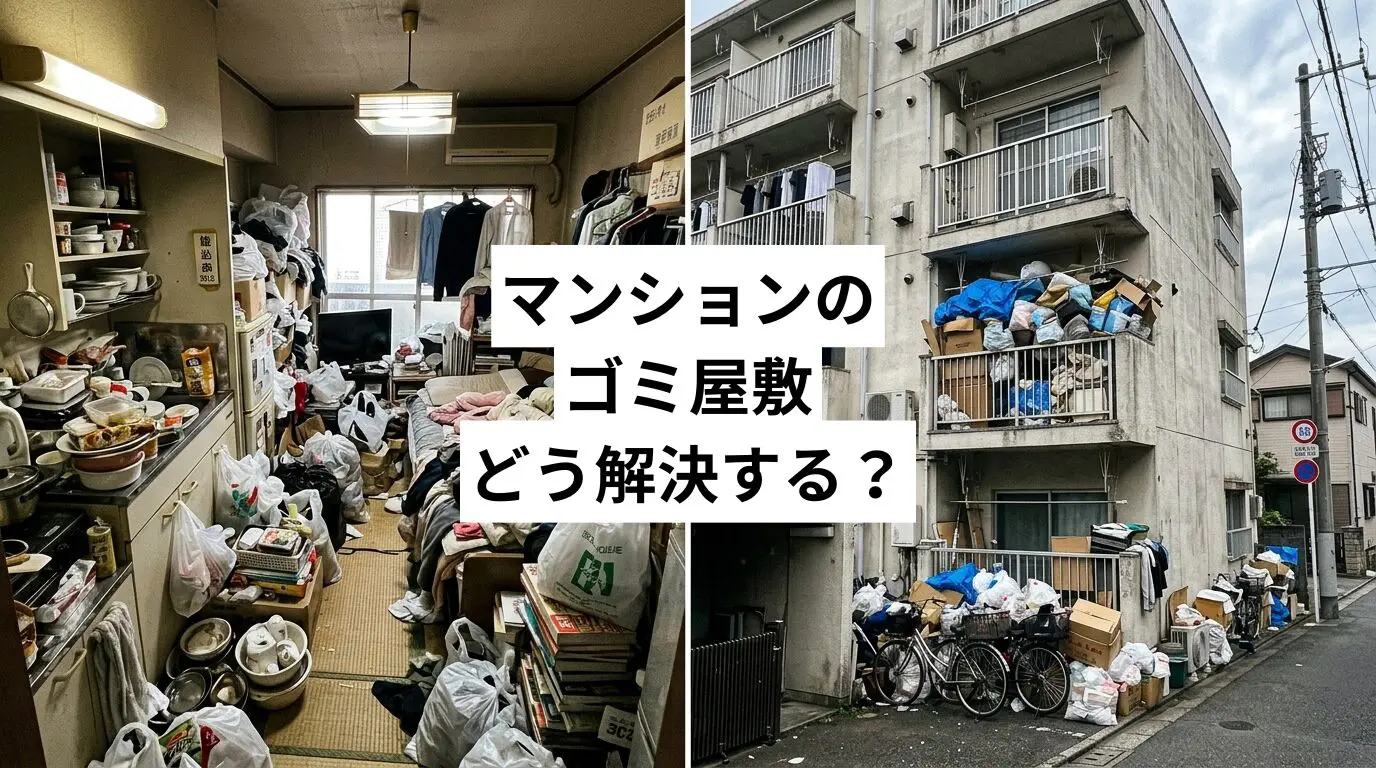 マンションのゴミ屋敷・汚部屋、どう解決する？管理会社対応・隣人トラブル・費用まで専門家が解説