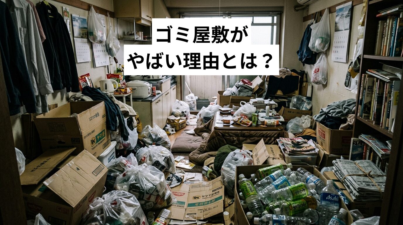 ゴミ屋敷がやばい理由とは？定義・レベル・床抜けリスク・解決方法まで完全解説