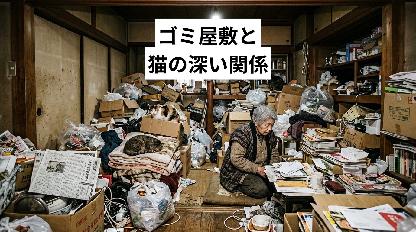 ゴミ屋敷と猫の深い関係｜セルフネグレクトが原因？気づきから解決までの全手順