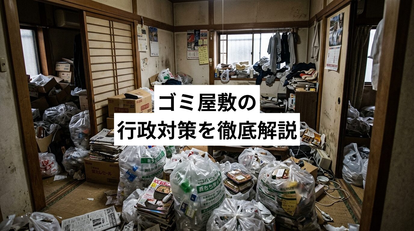 ゴミ屋敷の行政対策を徹底解説｜条例・相談窓口・介入プロセス・費用負担まで