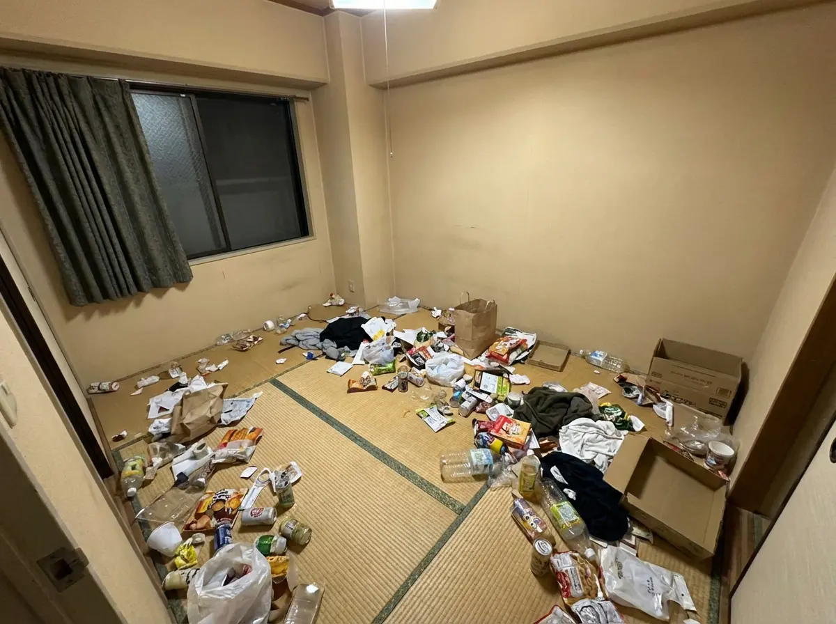 4LDK〜のゴミ屋敷片付け実績 宮城県 仙台市宮城野区 商店街付近 一軒家_片付け前_34686