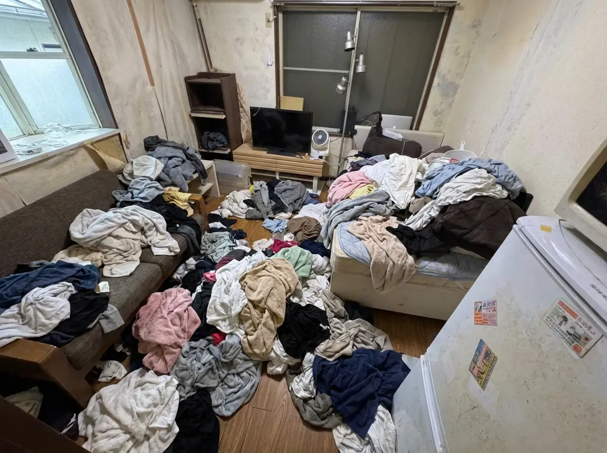4LDK〜のゴミ屋敷片付け実績 広島県 広島市佐伯区 駅前 団地_片付け前_33873