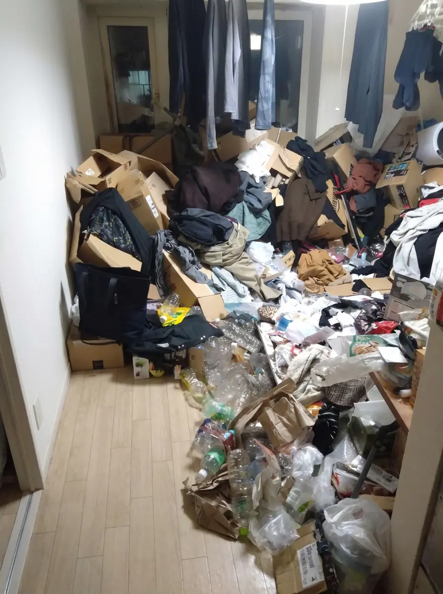 3LDKのゴミ屋敷片付け実績 熊本県 熊本市南区 中心部 団地_片付け前_34944
