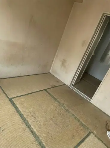 宮崎県都農町の戸建て（一軒家）4LDK・搬出完了し退去・リフォーム可能な状態になったゴミ屋敷片付け後の状態