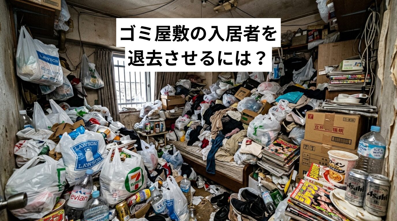 ゴミ屋敷の入居者を退去させるには？手順・費用・原状回復負担を解説