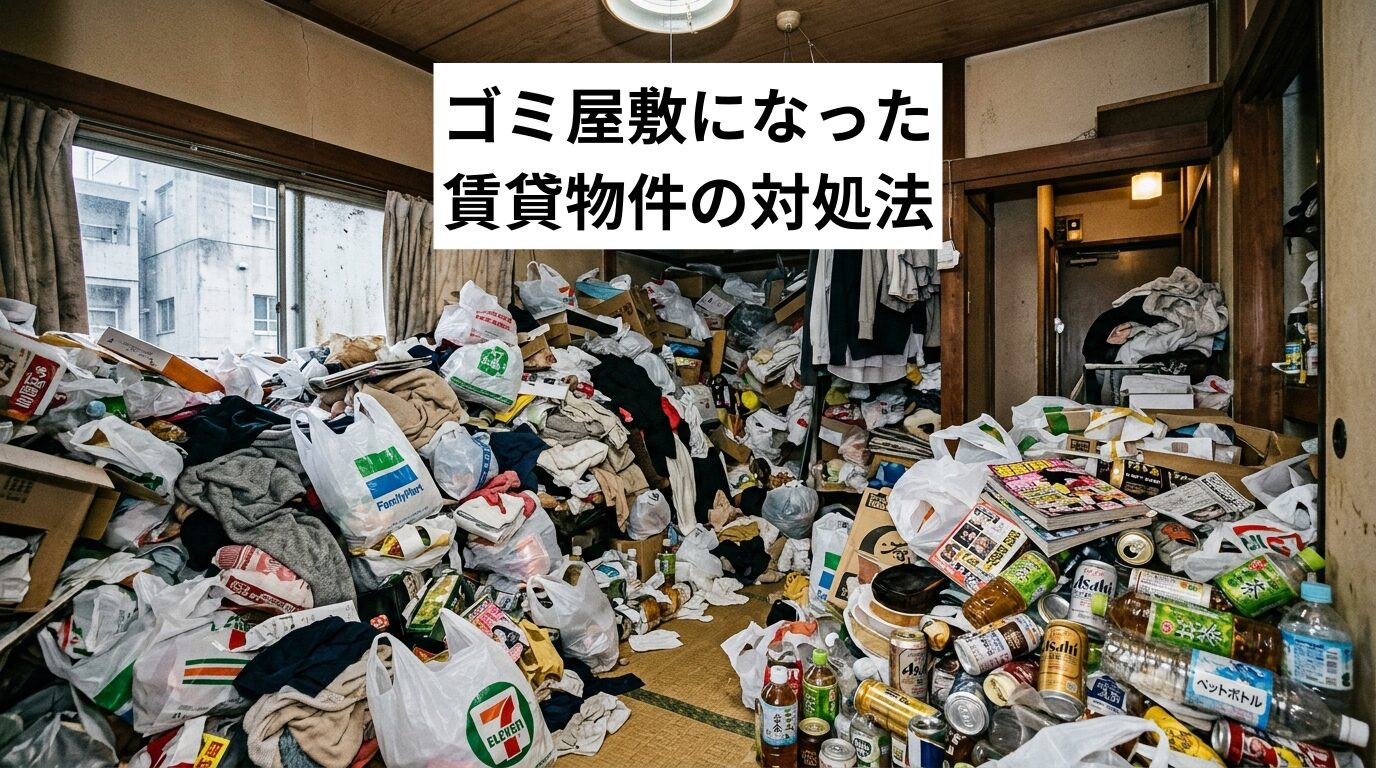 ゴミ屋敷になった賃貸物件の対処法｜大家が知るべき法律・行政対応と費用負担の切り分け