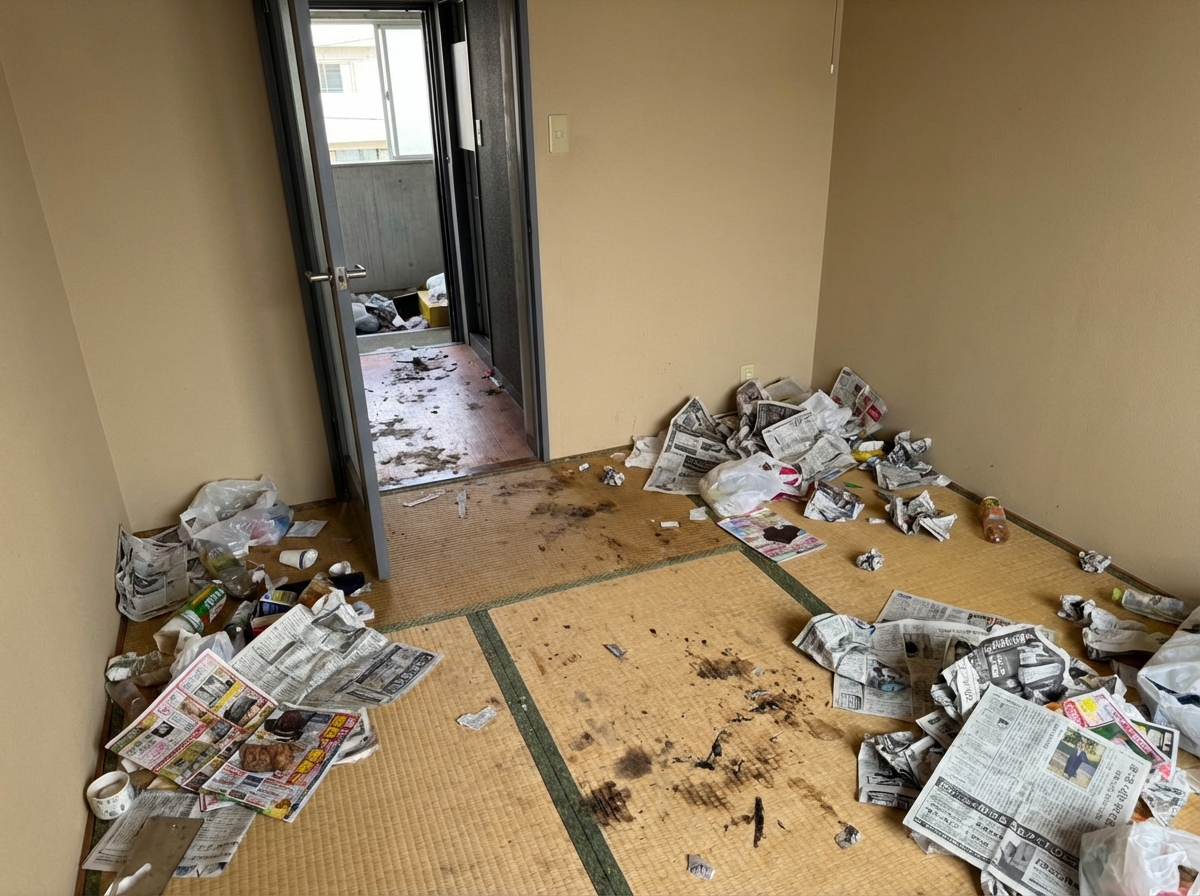 3LDKのゴミ屋敷片付け実績 北海道 恵庭市 駅前 一軒家_片付け前_36404