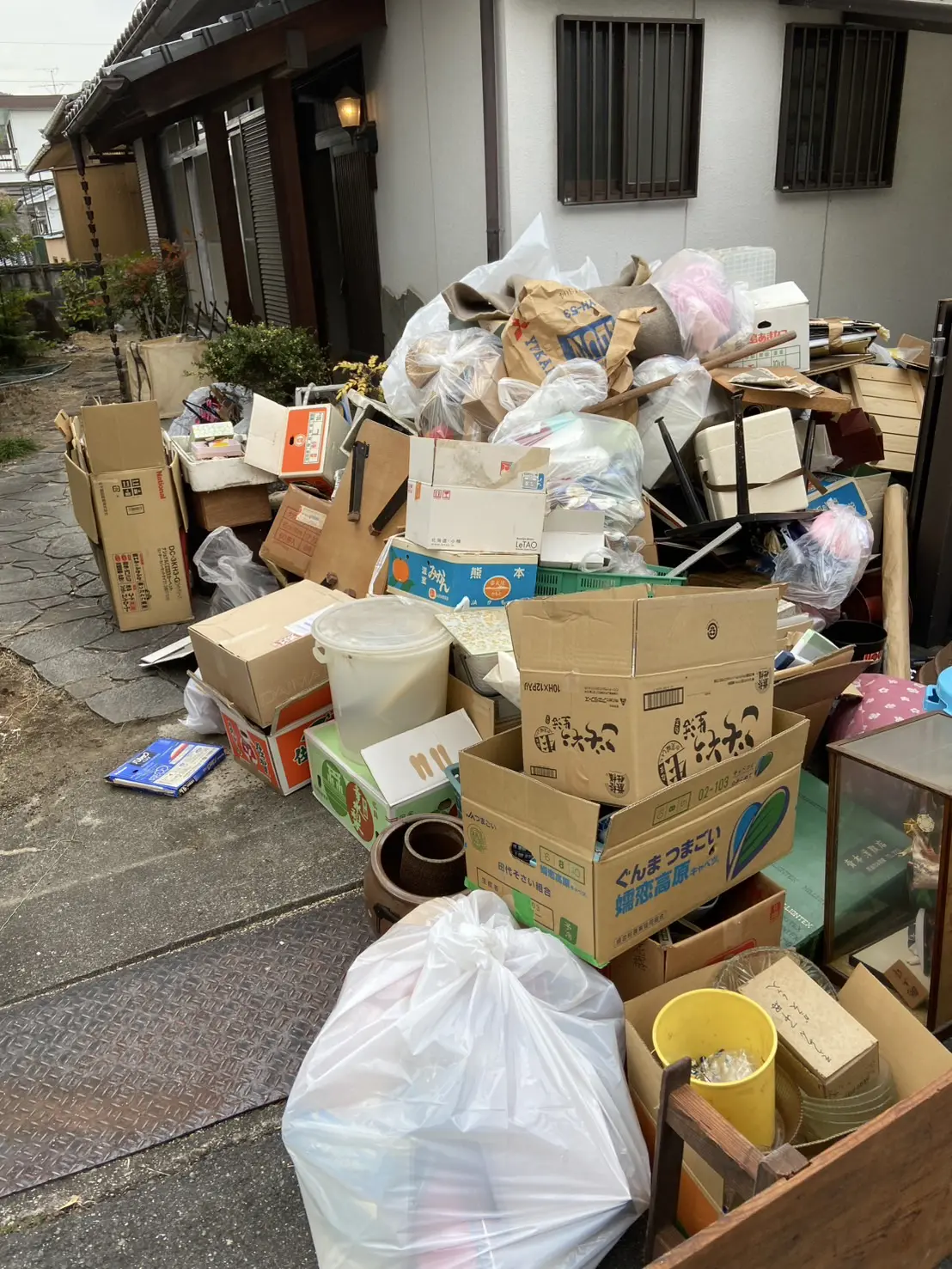 1Kのゴミ屋敷片付け実績 北海道 札幌市手稲区 旧市街 一軒家_片付け前_35849
