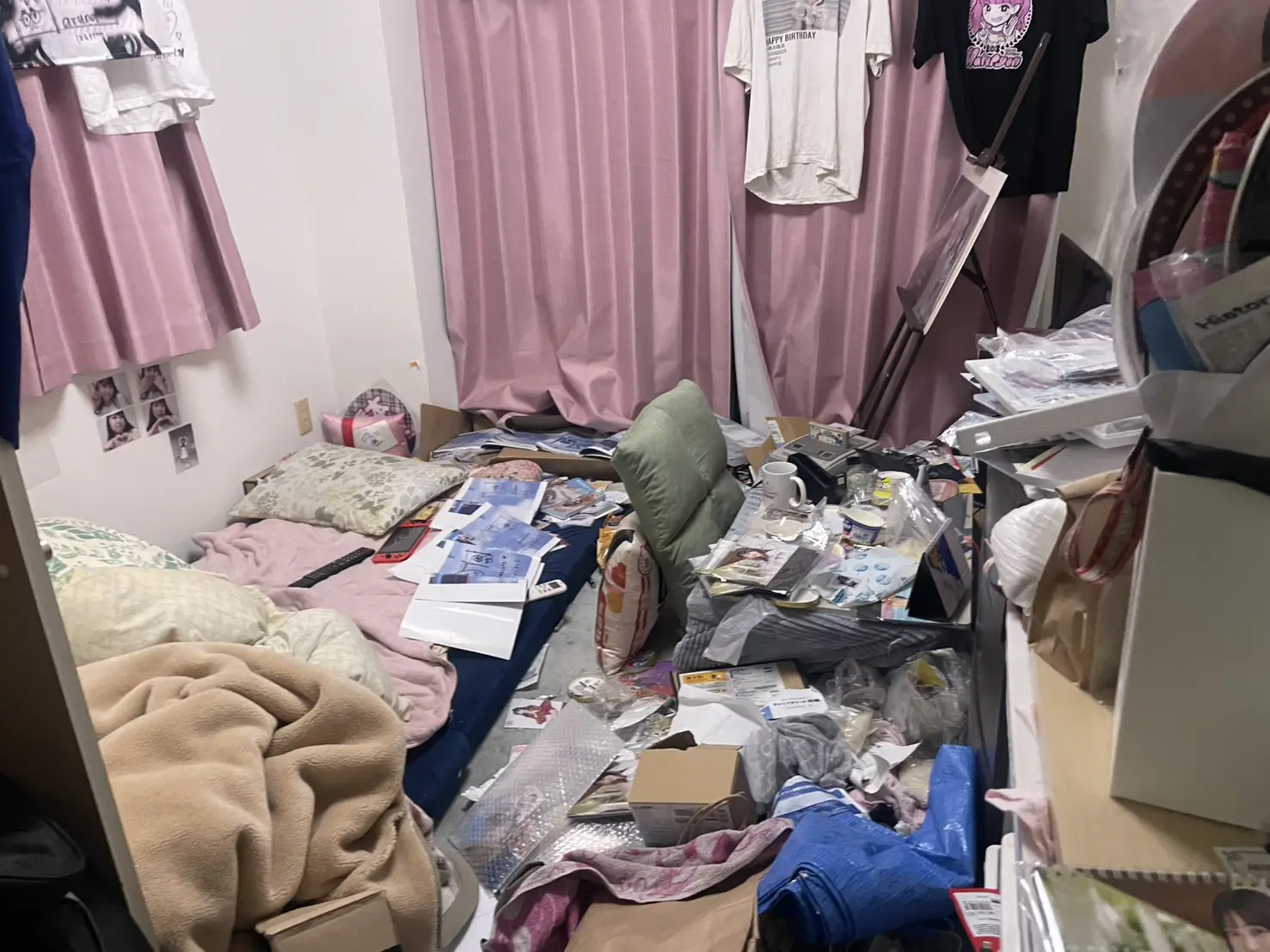 4DKのゴミ屋敷片付け実績 北海道 札幌市西区 郊外 マンション_片付け前_35276
