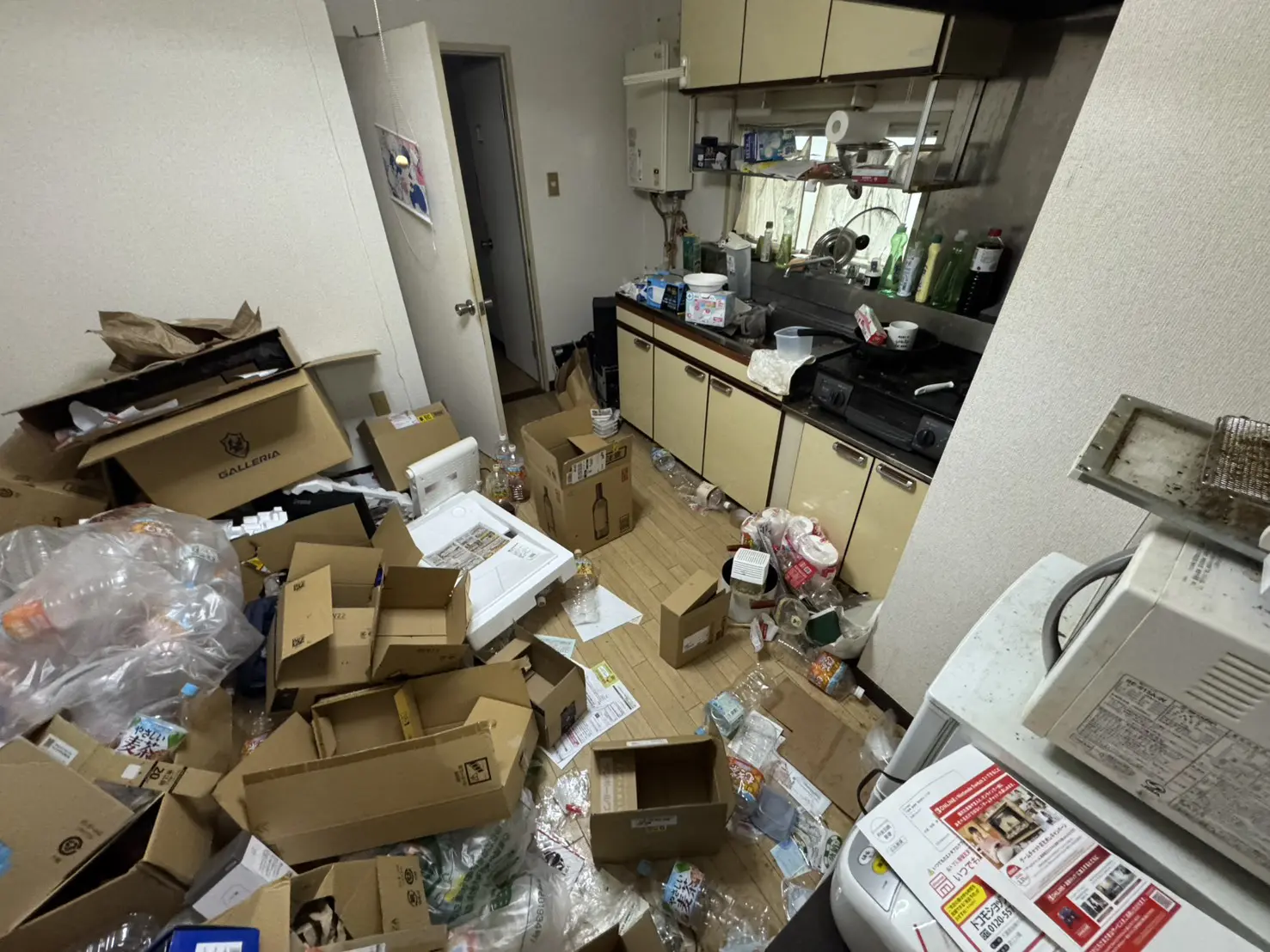 1DKのゴミ屋敷片付け実績 埼玉県 さいたま市岩槻区 中心部 一軒家_片付け前_35165