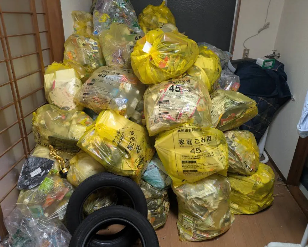1R（ワンルーム）のゴミ屋敷片付け実績 愛知県 名古屋市南区 中心部 集合住宅_片付け前_36548