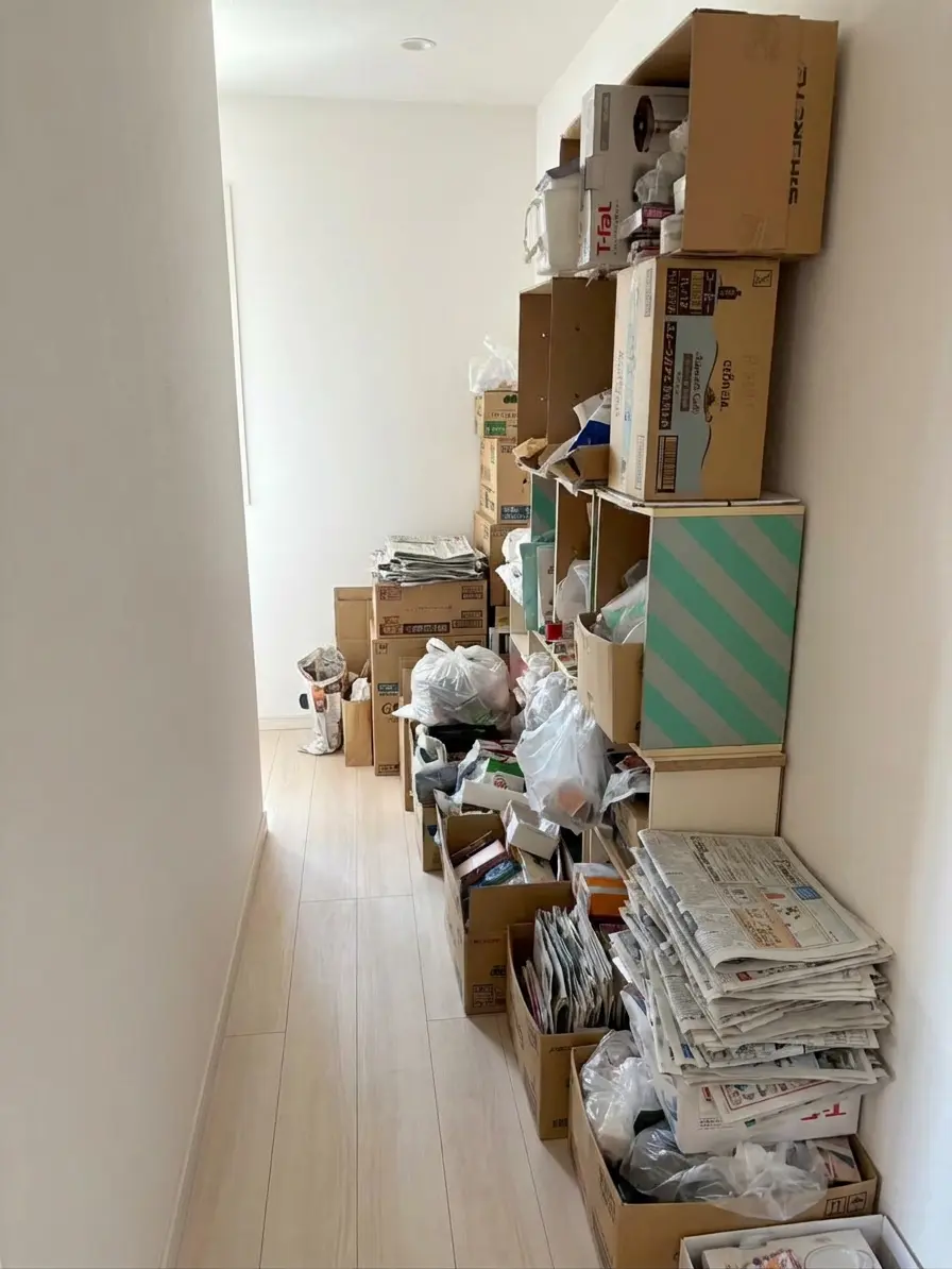 2LDKのゴミ屋敷片付け実績 愛知県 名古屋市名東区 住宅街 一軒家_片付け前_35648
