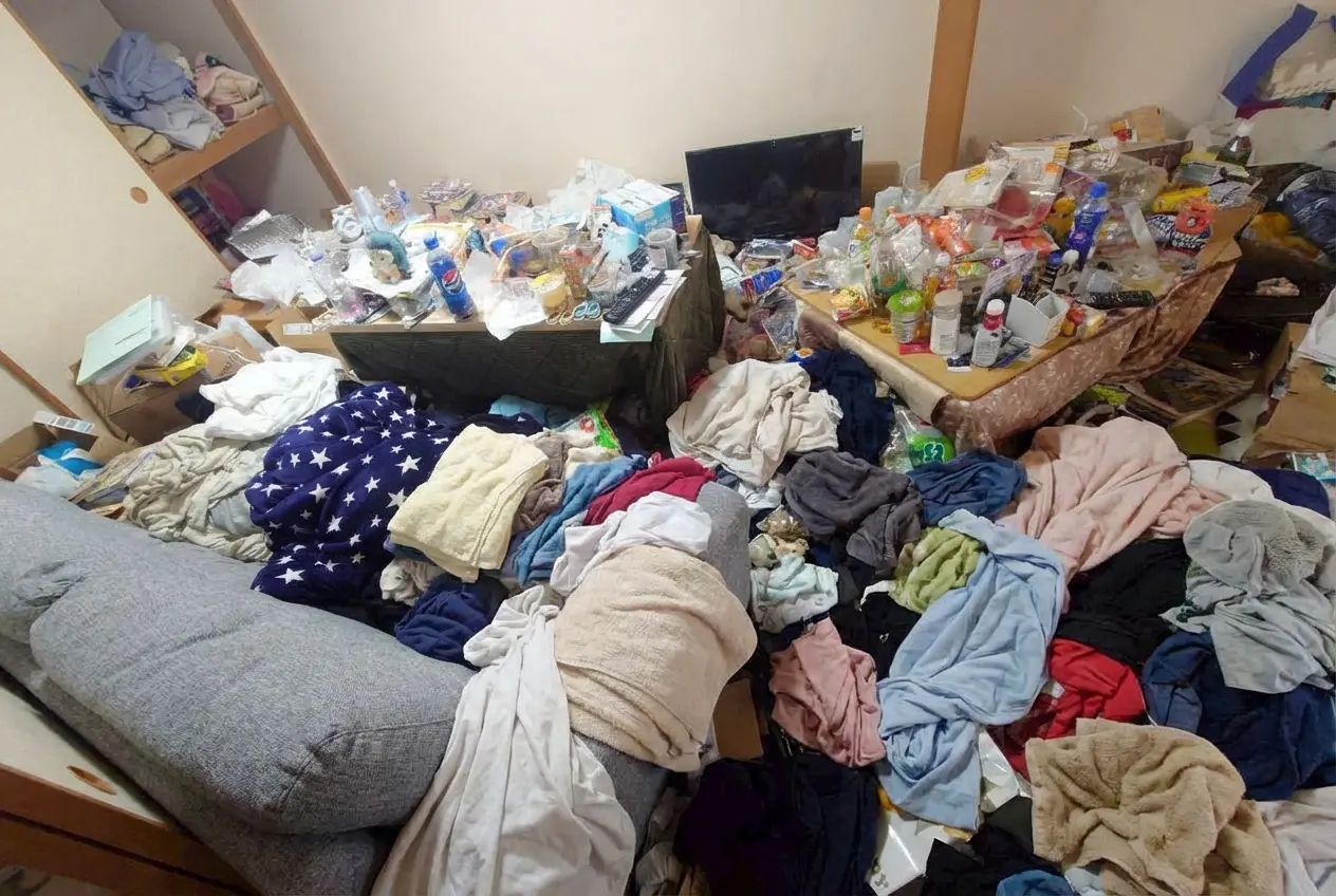 3LDKのゴミ屋敷片付け実績 愛知県 名古屋市名東区 郊外 集合住宅_片付け前_36557