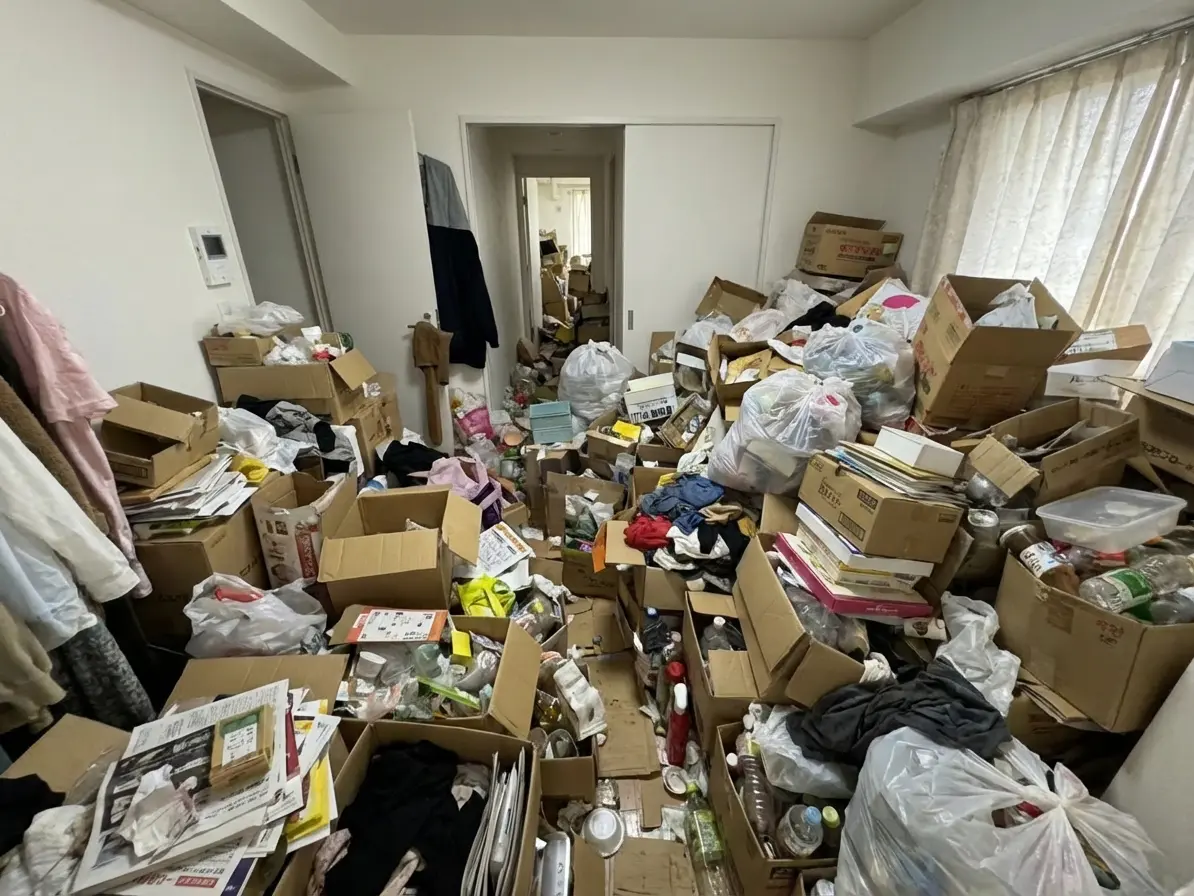 1R（ワンルーム）のゴミ屋敷片付け実績 愛知県 名古屋市天白区 駅前 マンション_片付け前_35660
