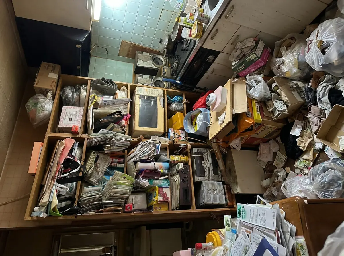 4LDK〜のゴミ屋敷片付け実績 愛知県 名古屋市天白区 商店街付近 団地_片付け前_36560