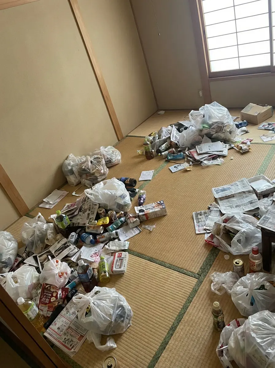 3LDKのゴミ屋敷片付け実績 愛知県 名古屋市東区 旧市街 戸建て_片付け前_35474