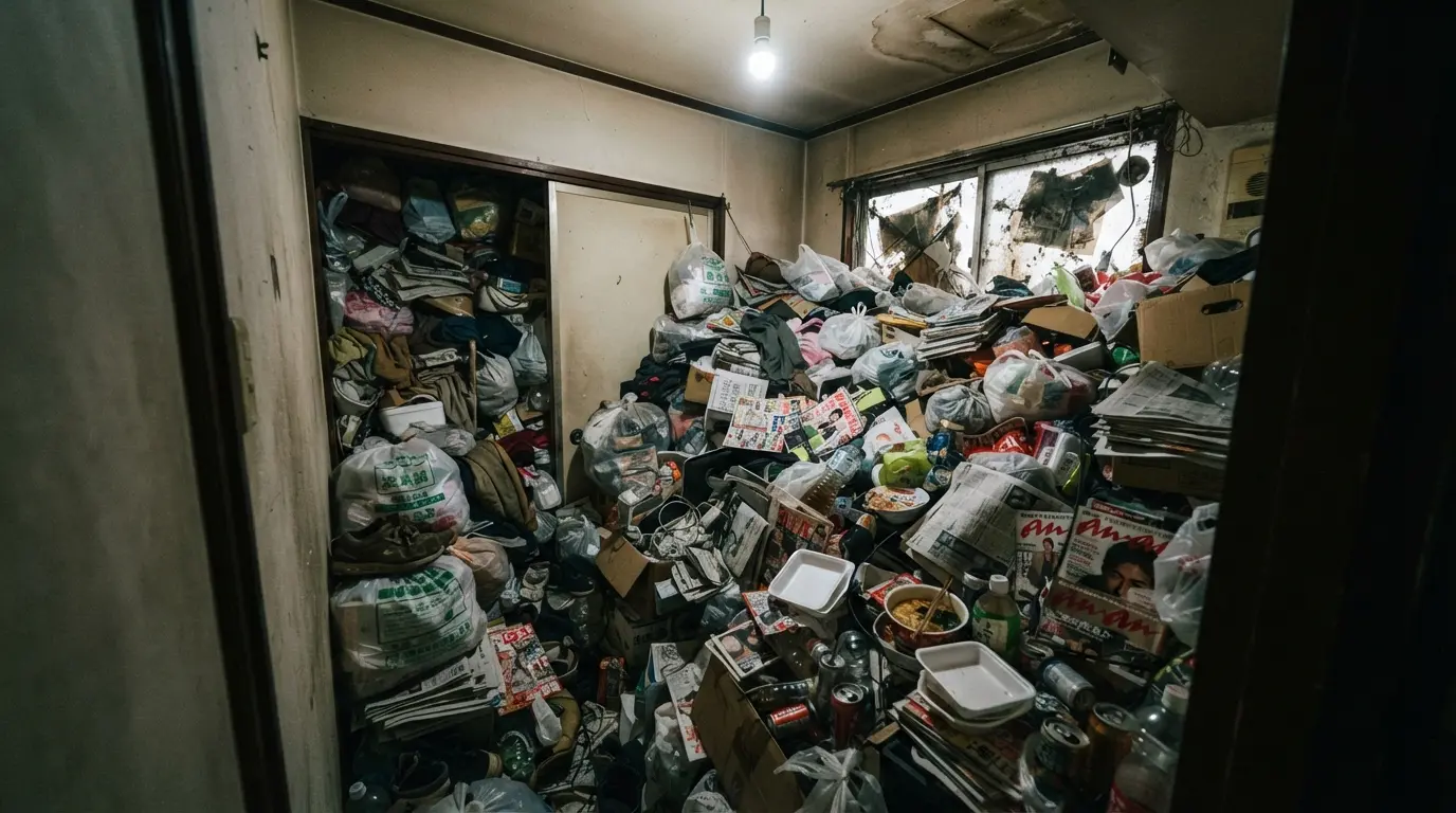 ゴミ屋敷で病気になるのは体だけではありません。うつやためこみ傾向など心の病気は、ゴミ屋敷の原因にも結果にもなります。心の限界サイン、6軸の点検シート、家族への声かけ台本、費用の目安と近隣への配慮まで、責めずに現状から抜け出す手順を専門業者の視点でまとめました。
