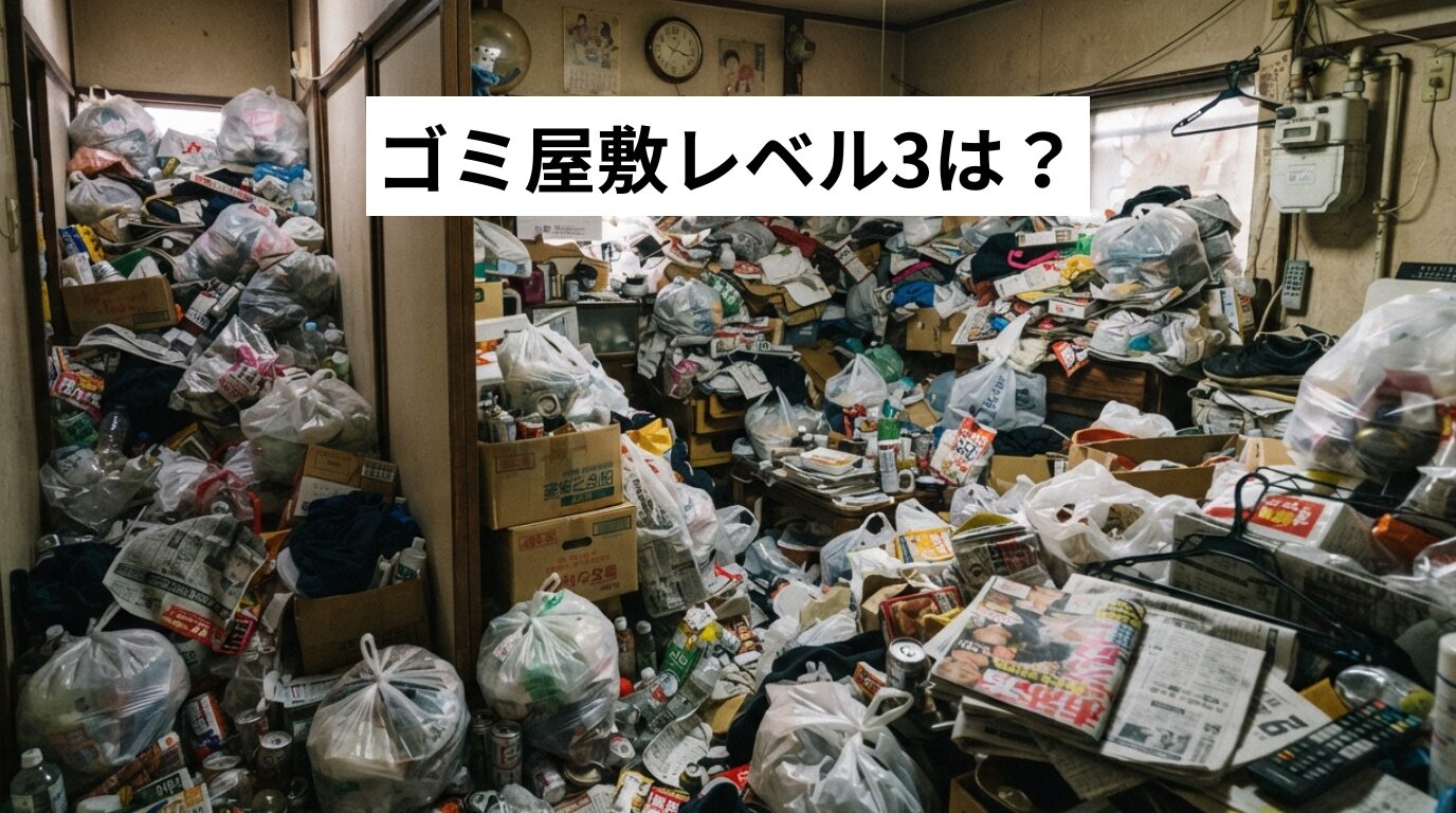 ゴミ屋敷・汚部屋レベル3は？料金・実態・作業時間・費用の目安をプロが解説