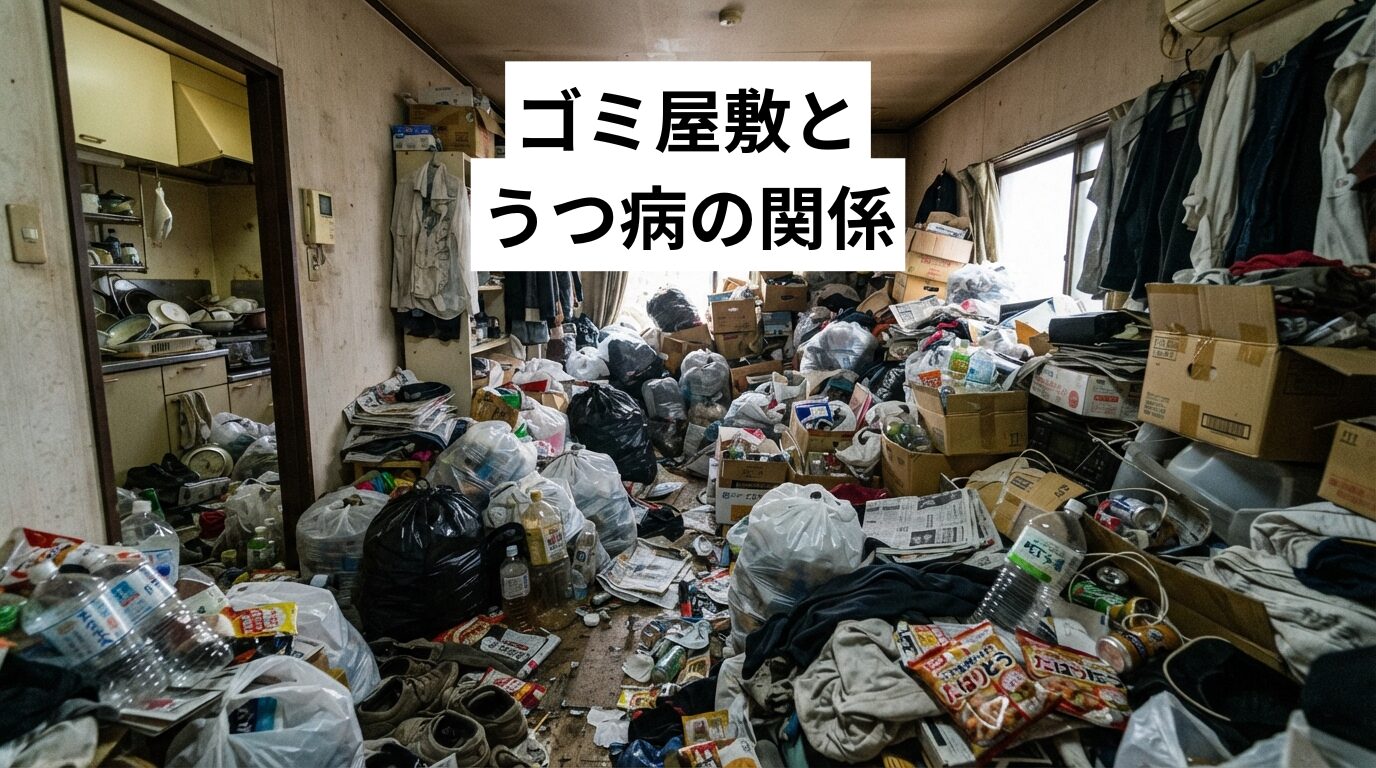 ゴミ屋敷とうつ病の関係｜片付けられない理由・放置するリスク・今日からできる解決の手順