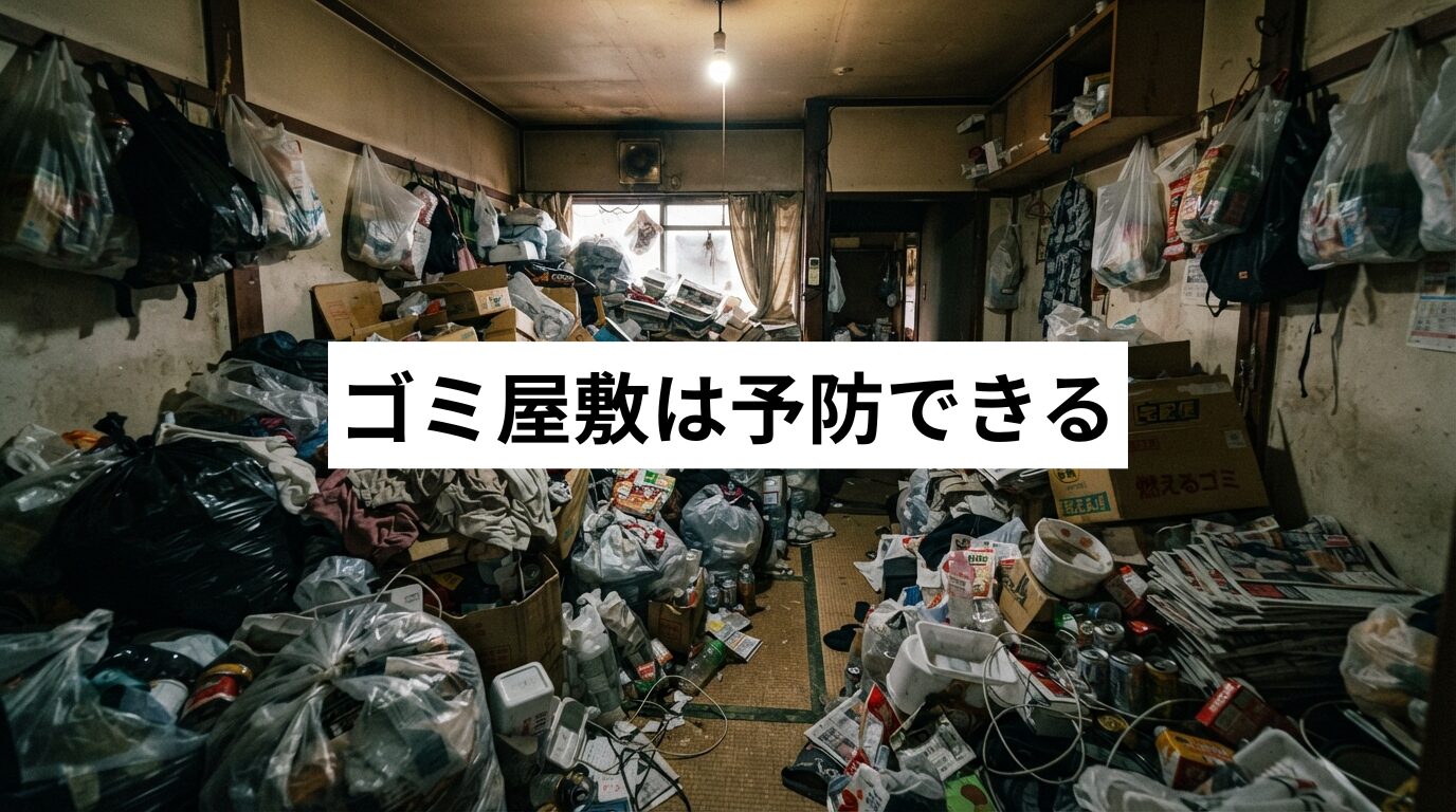 ゴミ屋敷・汚部屋は予防できる｜特徴・危険サイン・安全に暮らす習慣を徹底解説