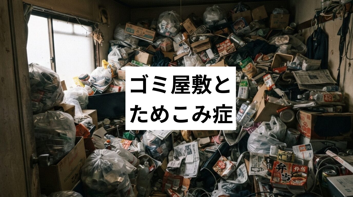 ゴミ屋敷と溜め込み症(ためこみ症)|理由・原因・リスクと家族ができる解決法
