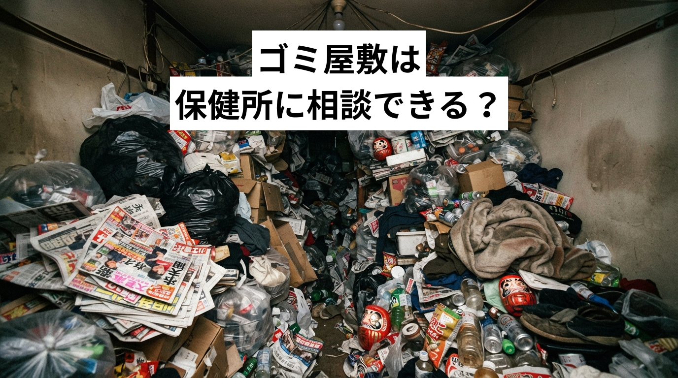 ゴミ屋敷・汚部屋は保健所に相談できる？できること・できないことと住人がとるべき行動を解説